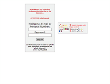 Tablet Screenshot of mynickname.org
